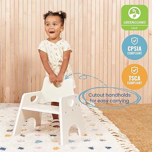 ECR4Kids Stackable Wooden Toddler Chair, Kids Furniture - Image 6