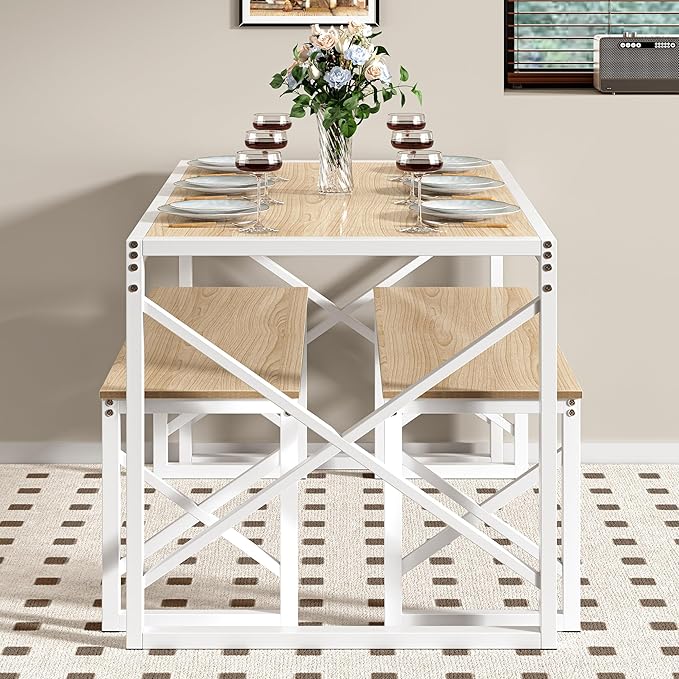 VECELO Kitchen Dining Table Set - Image 3