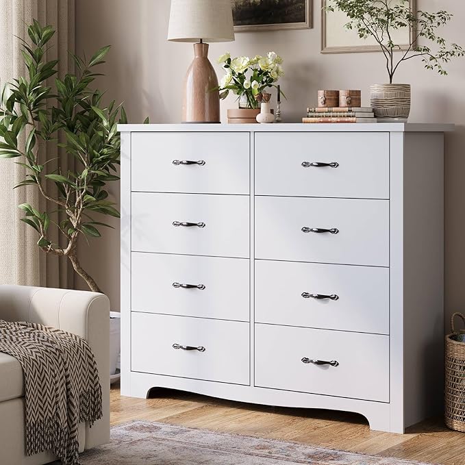 LINSY HOME 8 Drawers Dresser for Bedroom, Living Room - Image 4