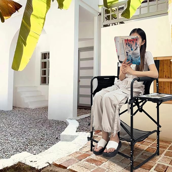 Tall Folding Directors Chair - Image 2