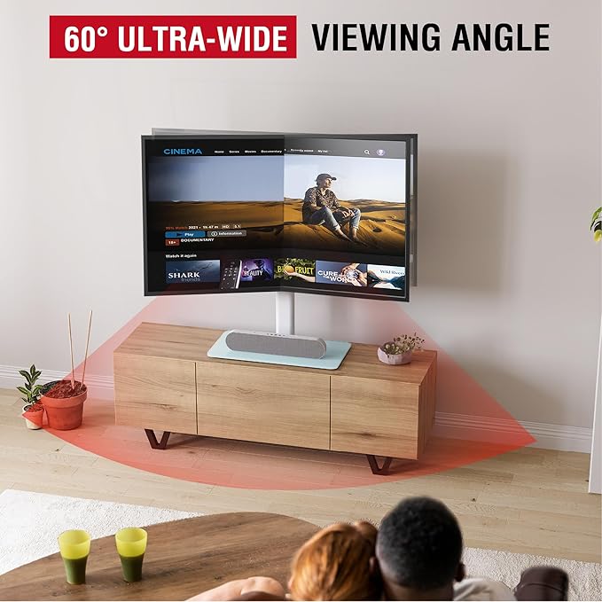 Swivel Universal TV Stand for 32-75 inch TVs - Image 2