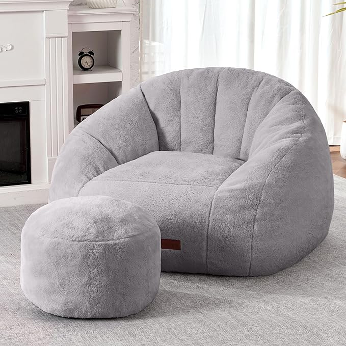HABUTWAY Bean Bag Chair, Giant Bean Bag Chairs by HABUTWAYMakeYourLifeComfortable