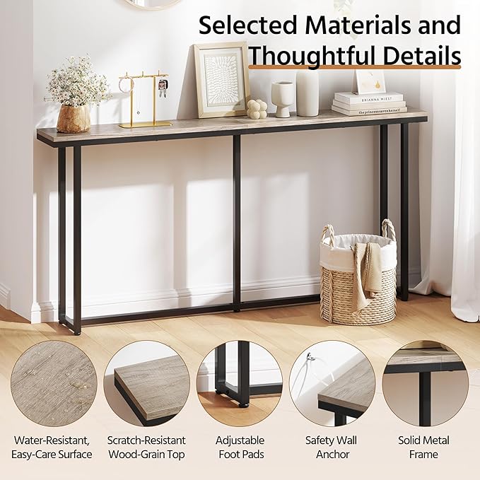 Yaheetech Narrow Console Table - Image 6