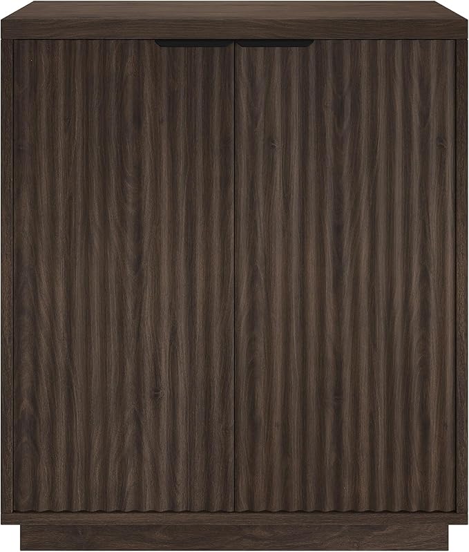 Henn&Hart 28" Wide Rectangular Accent Cabinet in Alder Brown, - Image 6