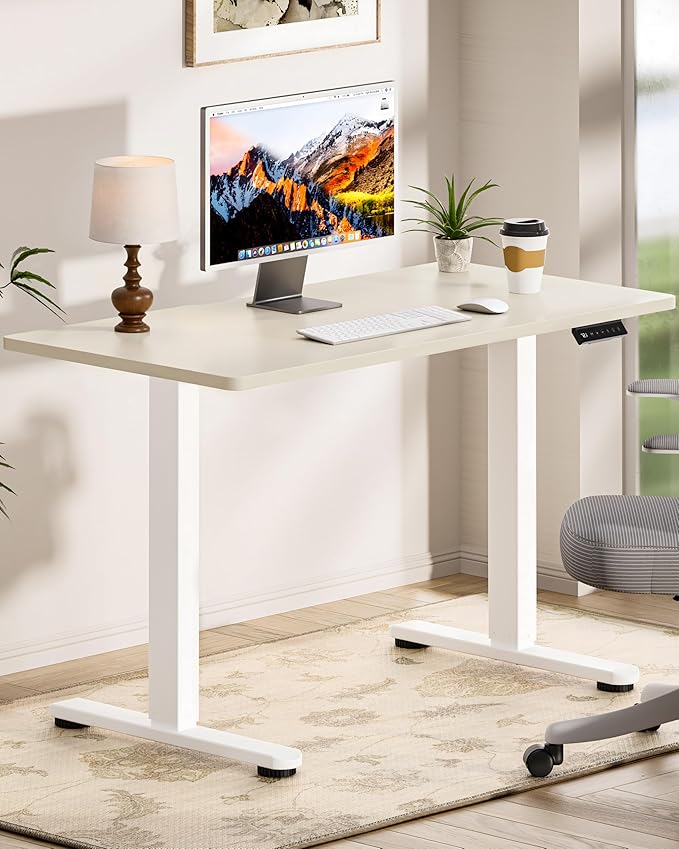 Okin Standing Desk Electric Adjustable Computer Whole Piece Stand up Desk - Image 2