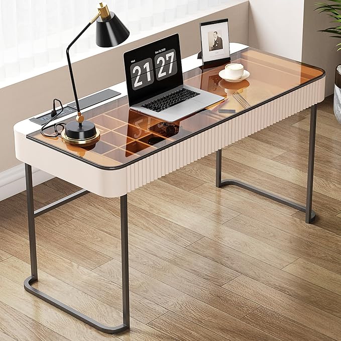 Lartis Office Desk with Drawers - Image 4