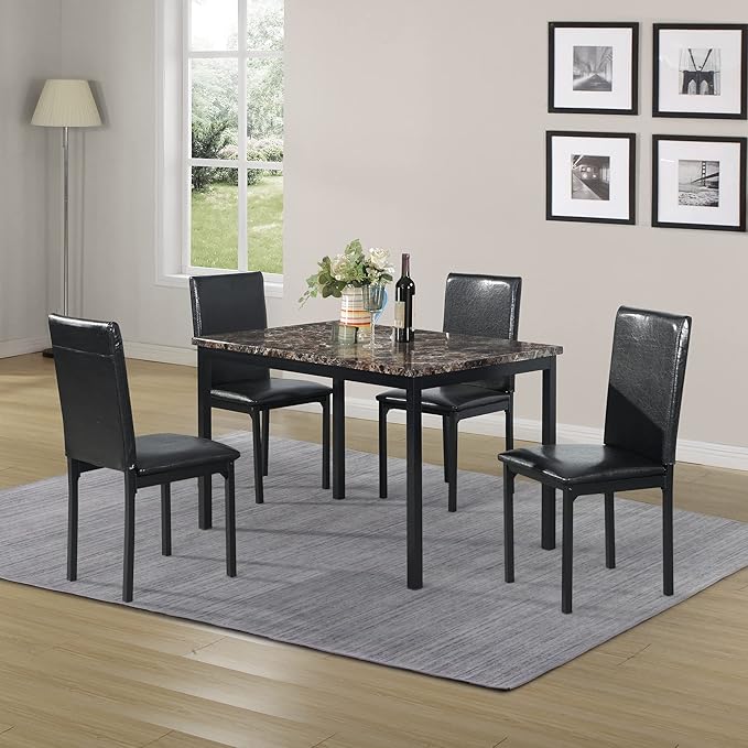 KEIKI 5 Piece Dining Table Set - Image 2