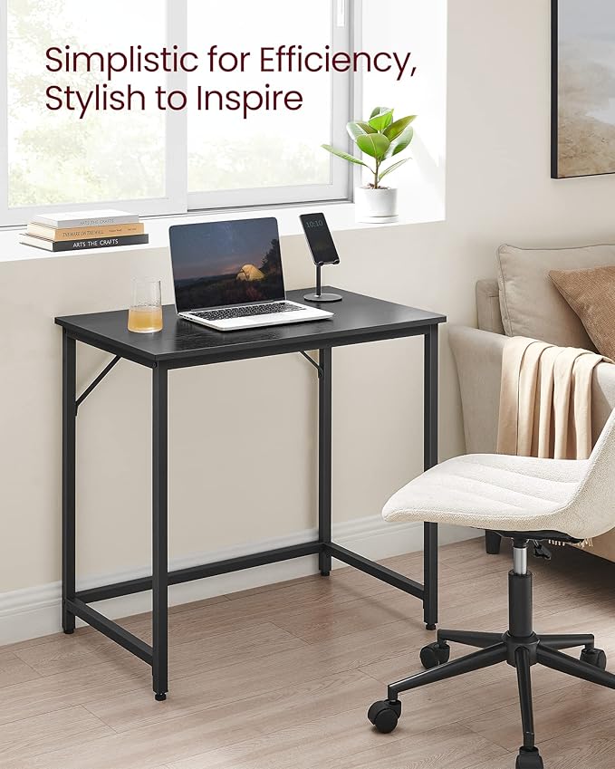 VASAGLE Computer Desk, Gaming Desk, Home Office Desk, - Image 4