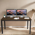 55 inch Large Computer Desk Wood, Modern Simple Style Desk by GLGLOBALLIFE--Abrandthatyoucantrust