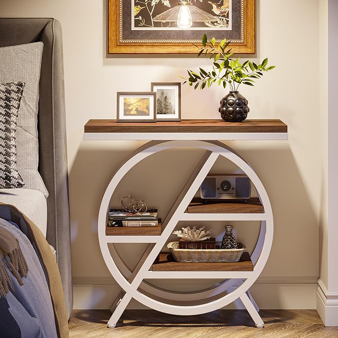 Tribesigns End Table for Living Room, 3-Tier Narrow Side Table - Image 5