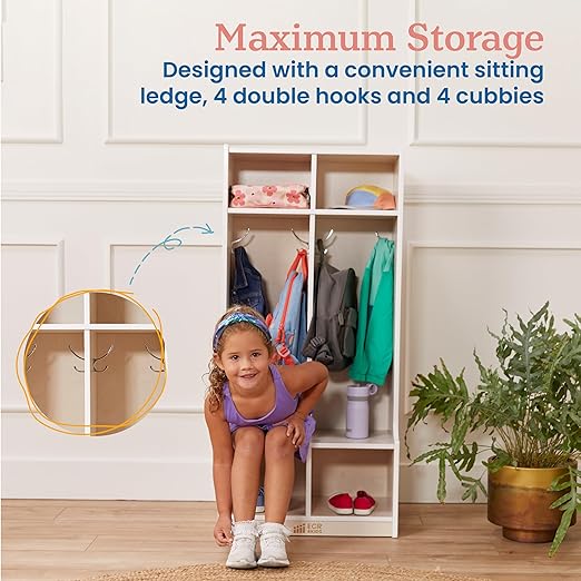 ECR4Kids 2-Section Coat Locker - Image 4