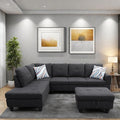 L Shaped Sectional Couches, Modern Modular Sectional Sofa by FONTOI