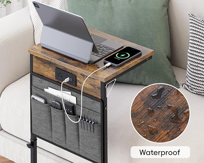 Vagusicc C-Shaped End Table Set of 2 - Image 9
