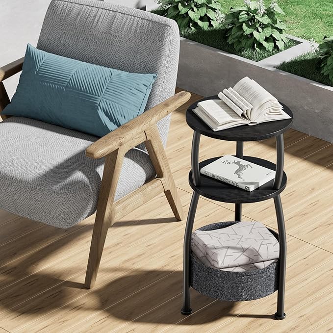 Small Round end Table for Living Room - Image 6