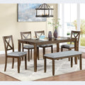 KEIKI 6-Piece Standard Height Dining Table Set by Unknown