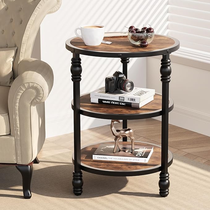 GarveeHome Round End Table by GarveeHome