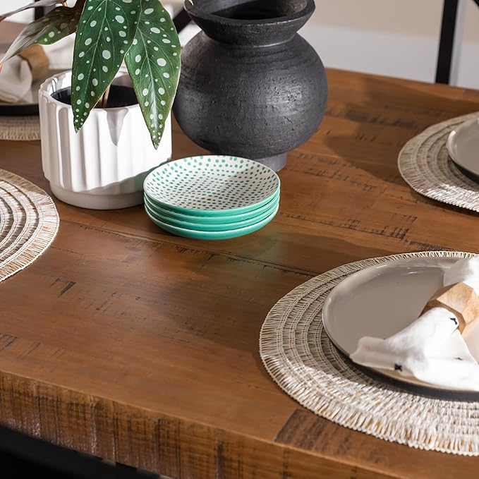 Walker Edison Durango Distressed Solid Wood Dining Table, 72 Inch, Rustic Oak - Image 10
