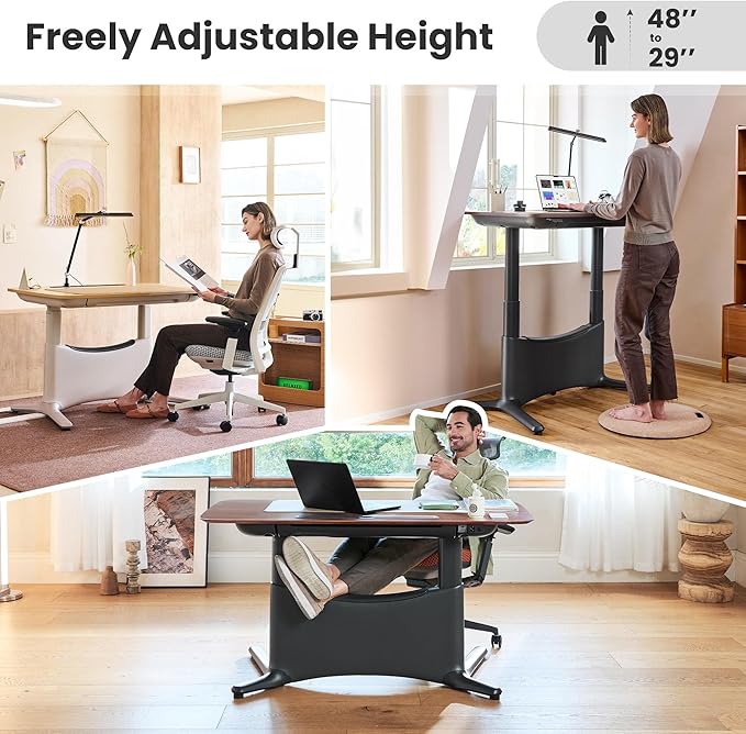 COLAMY Electric Adjustable Standing Desk – 48 x 28 Inch Sit Stand Desk - Image 5