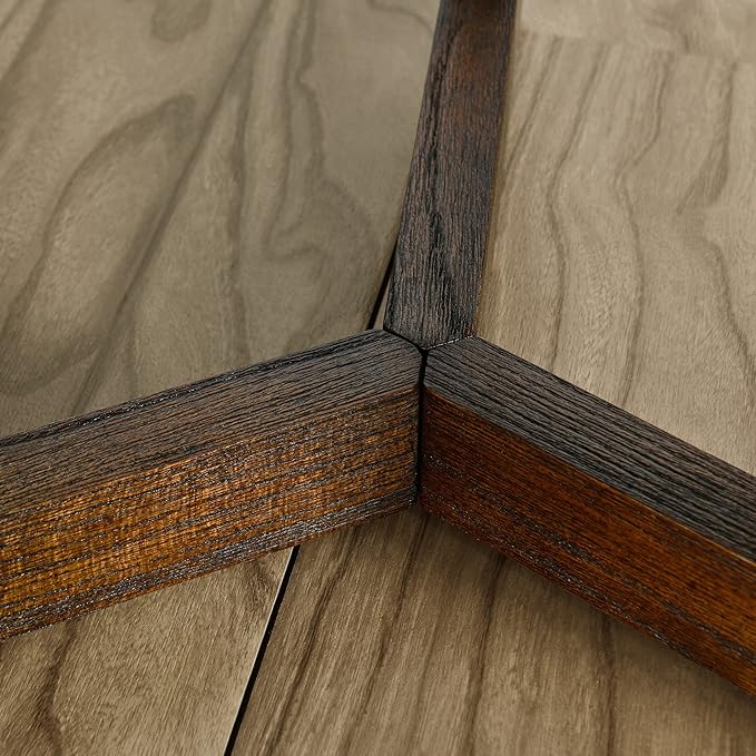 MODERION Round End Table, Rustic Side Table - Image 6