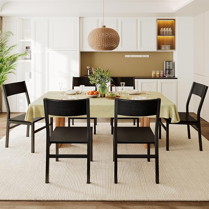 Feonase Dining Chairs Set of 6, Modern Kitchen Chairs by FEONASE