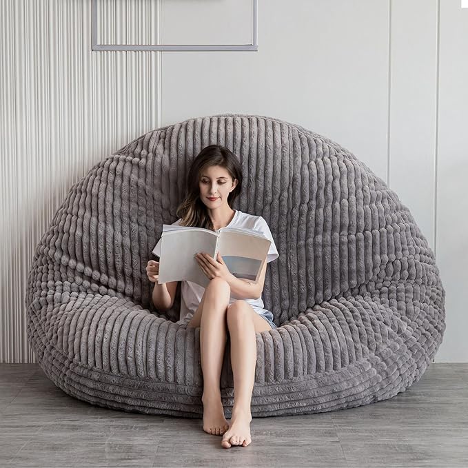 BYBYME 3 in 1 Bean Bag Chairs, Bean Bag Bed by BYBYME
