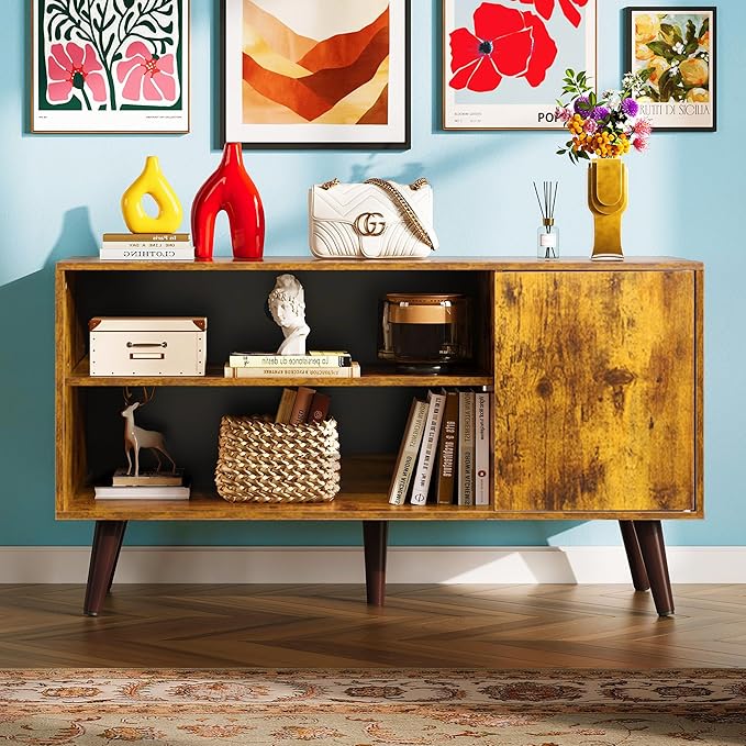 WLIVE TV Stand for 43 Inch TV, Small Entertainment Center - Image 9