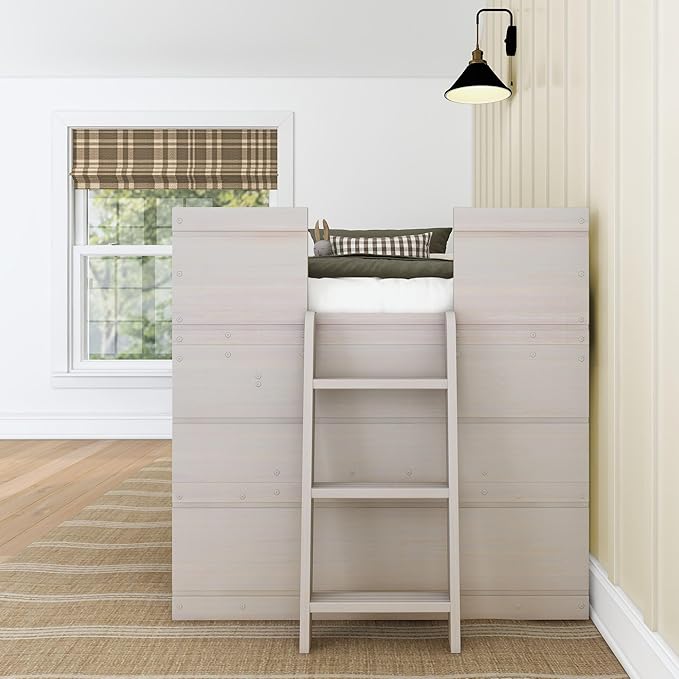Max & Lily Modern Farmhouse Twin Low Loft Bed - Image 7