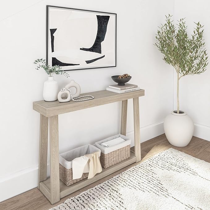 Plank+Beam Solid Wood Console Table by PlankBeam