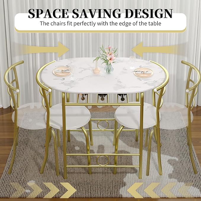 VECELO 3-Piece Dining Table Set - Image 3