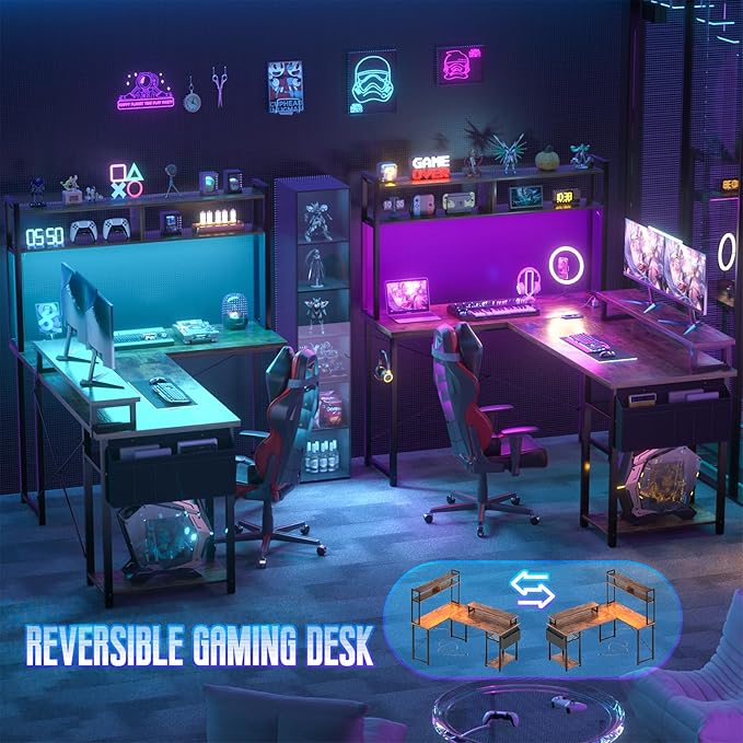 Small L Shaped Gaming Desk - Image 7