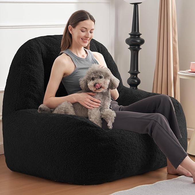 Homguava Bean Bag Chairs for Adults, Giant Beanbag Couch Adult Bean Bag Chair - Image 7