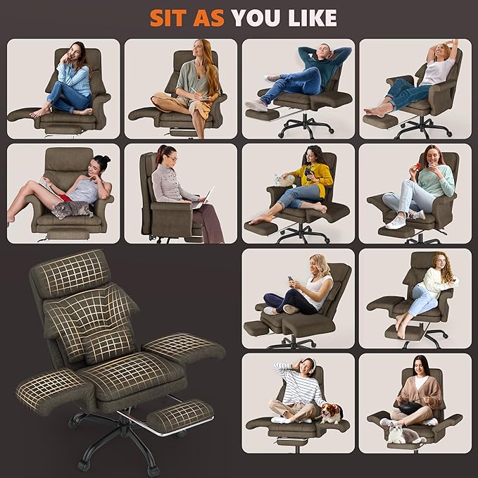 ELABEST C39 Cross Legged Office Chair - Image 5