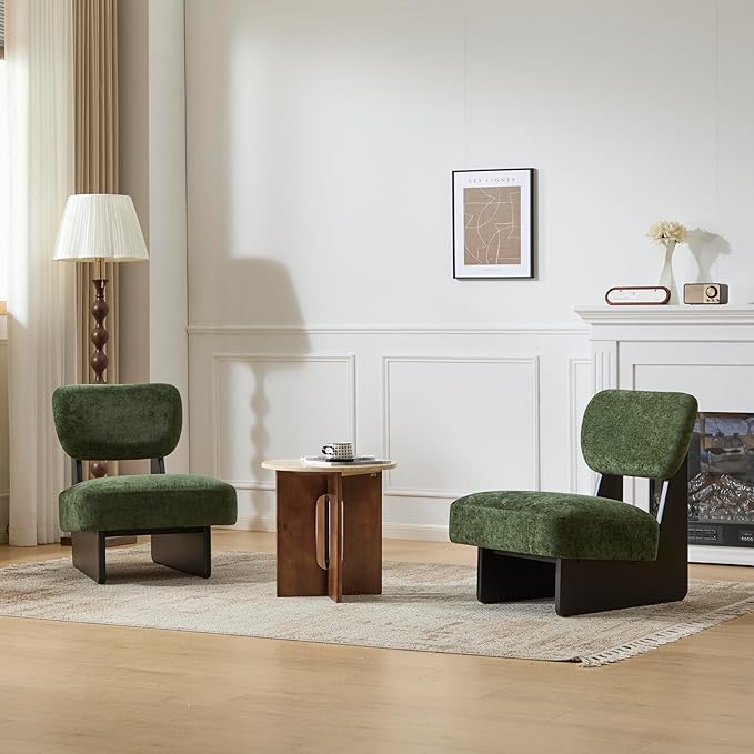 Christopher Knight Home Mores Low Profile Accent Chair Set of 2, Modern Living by ChristopherKnightHome