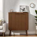 23.6" Sideboard Cabinet with 2 Doors, Modern Buffet Cabinet with Adjustable by ChicFurnit