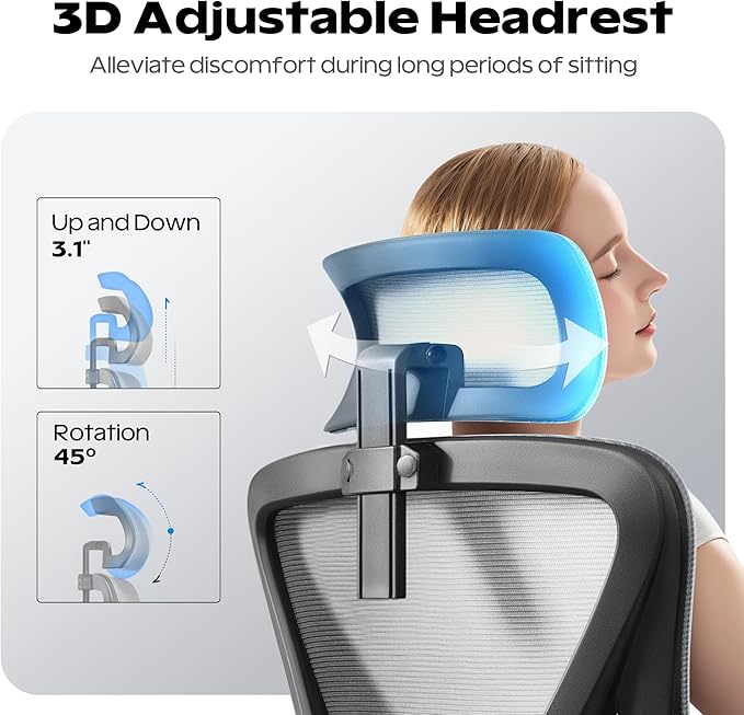 Ergonomic Office Chair, Home Office Desk Chair - Image 5