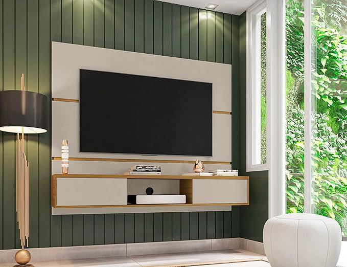 Manhattan Comfort Vernon 62" Floating Entertainment Center, Wall Mounted TV - Image 2