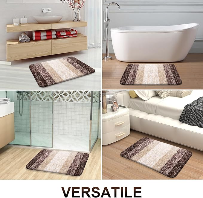 OLANLY Bathroom Rugs Mat 36x24, Extra Soft Absorbent Microfiber Bath Rugs - Image 6