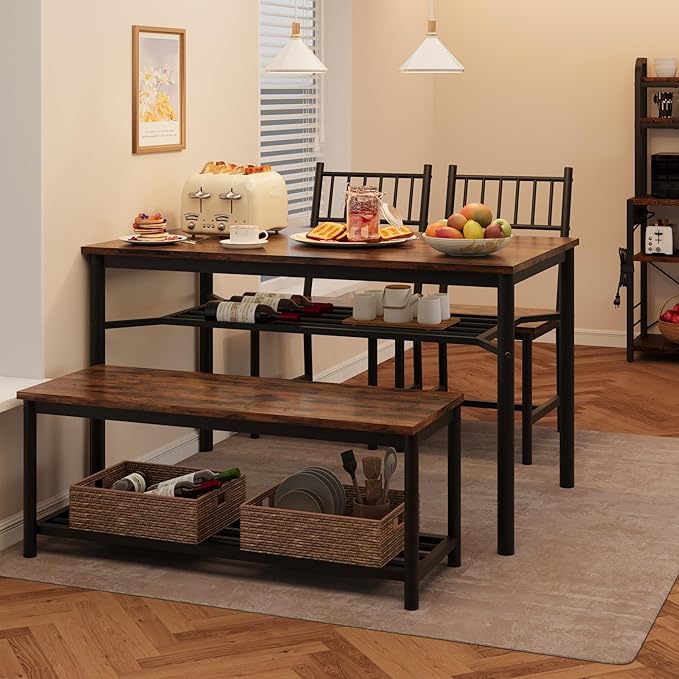 Dining Table Set for 4, Kitchen Table for 4 - Image 3
