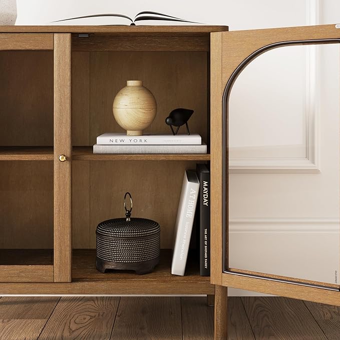 Nathan James Mason TV Stand, Free Standing Accent Sideboard Buffet, Credenza - Image 6