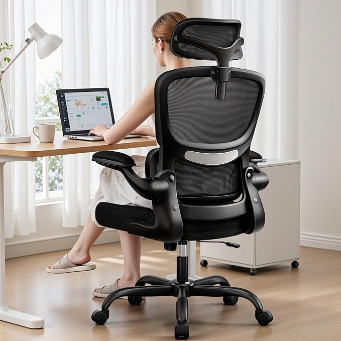 High Back Ergonomic Office Chair, Breathable Mesh Desk Chair by BESTFAIR