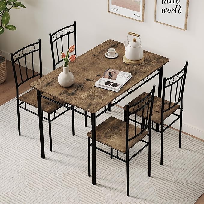 Vipbear Kitchen Dining Table Set - Image 8