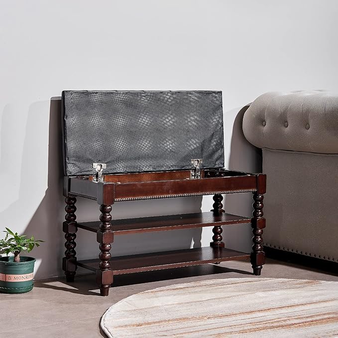 Shoe Storage Bench, Entryway Shoe Rack - Image 4