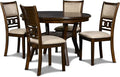 New Classic Furniture Gia 5-Piece Round Dining Set by NewClassicFurniture