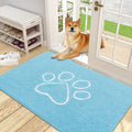 OLANLY Door Mat for Muddy Dog Paws 48x30, Ultra Absorbent Chenille Mud Doormat by OLANLY