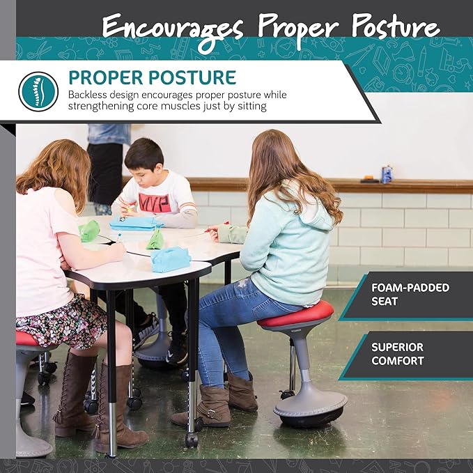 Learniture Adjustable Height Active Learning Stool - Image 8