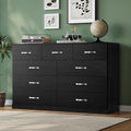 LINSY HOME 9 Drawer Dresser for Bedroom, Modern TV Stand Dressers by LINSYHOME