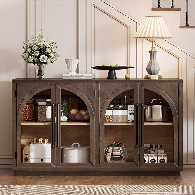 Merax Wood Farmhouse Buffet Sideboard - Image 3