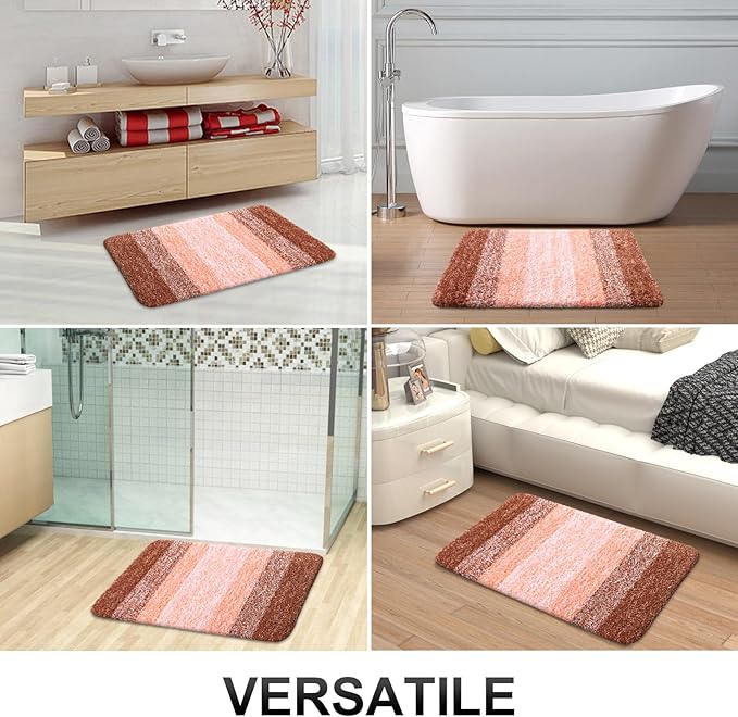 OLANLY Bathroom Rugs Mat 30x20, Extra Soft Absorbent Microfiber Bath Rugs - Image 7