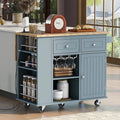 Merax Rubber Wood Kitchen Island by Merax