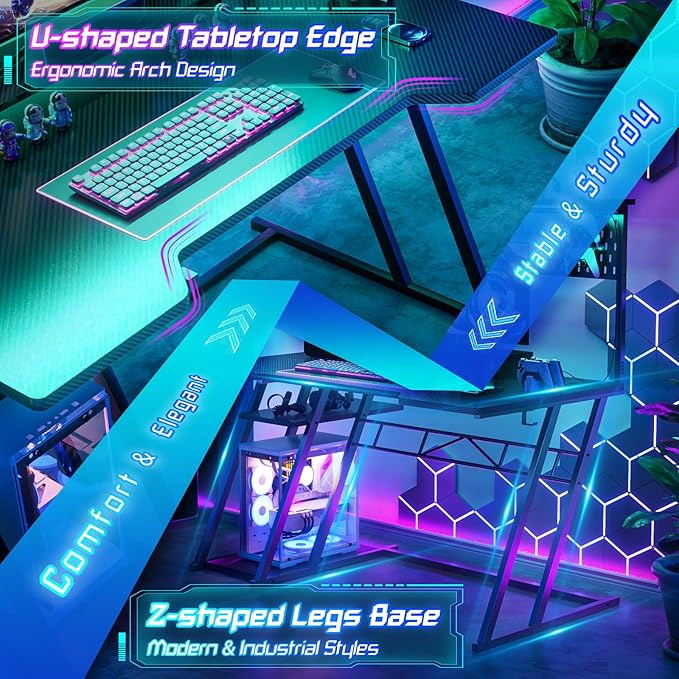 Armocity Gaming Computer Desk - Image 6